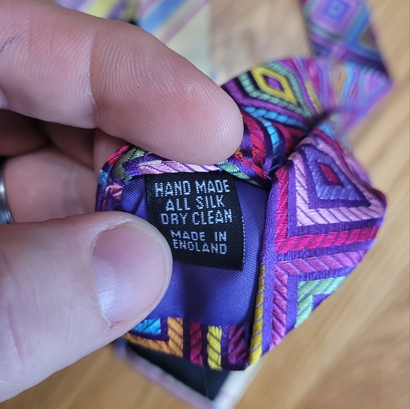 2 Duchamp ties - 100% silk, handmade in England. - Picture 9 of 11